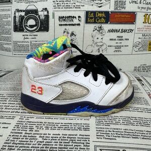 Nike Air Jordan 5 Retro ‘Alternate Bel Air’ Toddler Size 6C DB3025-100